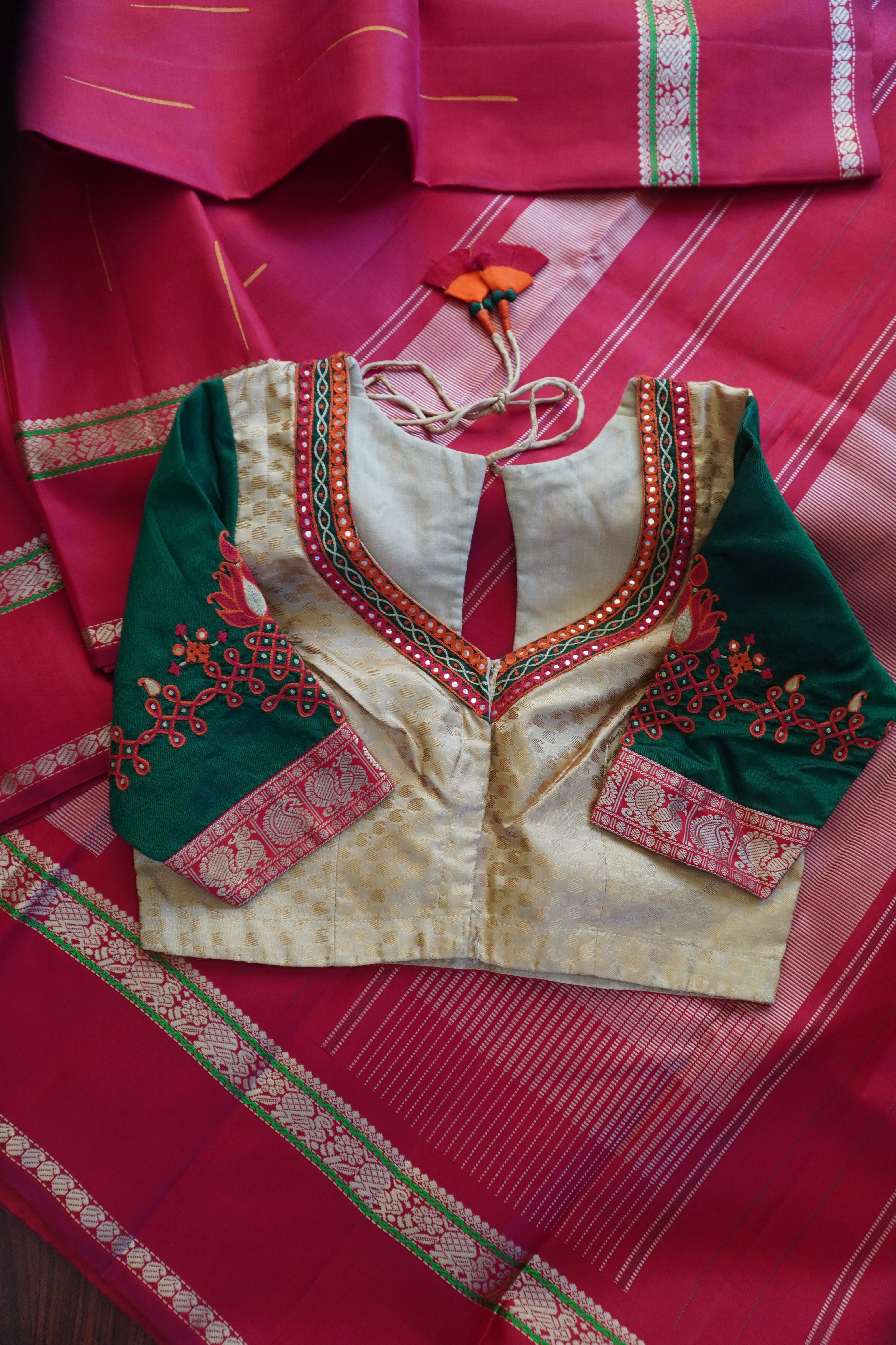 Woven Kanjivaram Silk blouse Size 34