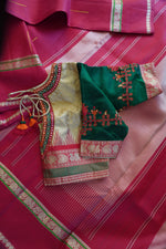 Load image into Gallery viewer, Woven Kanjivaram Silk blouse Size 34
