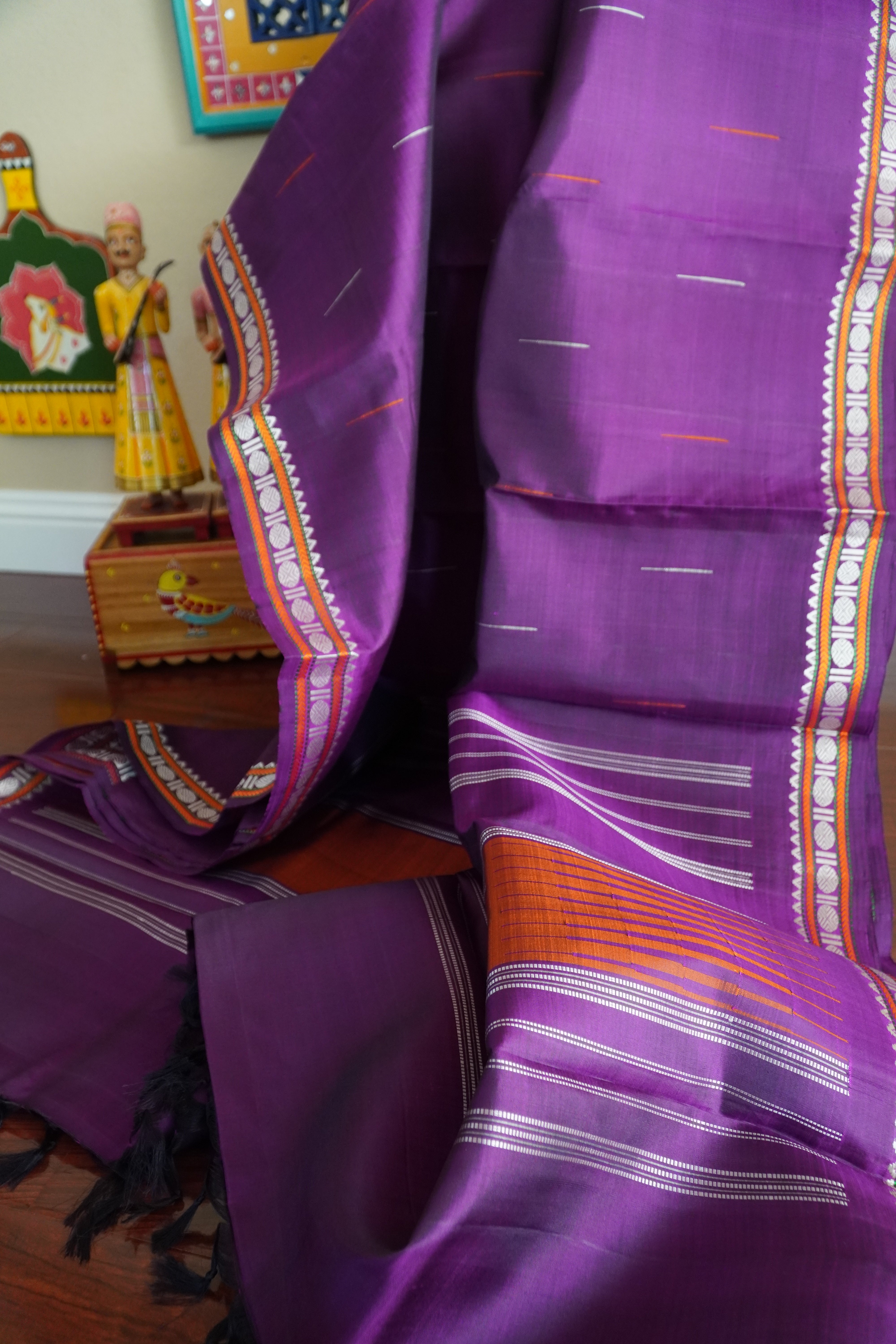 No Zari Kanjivaram Silk