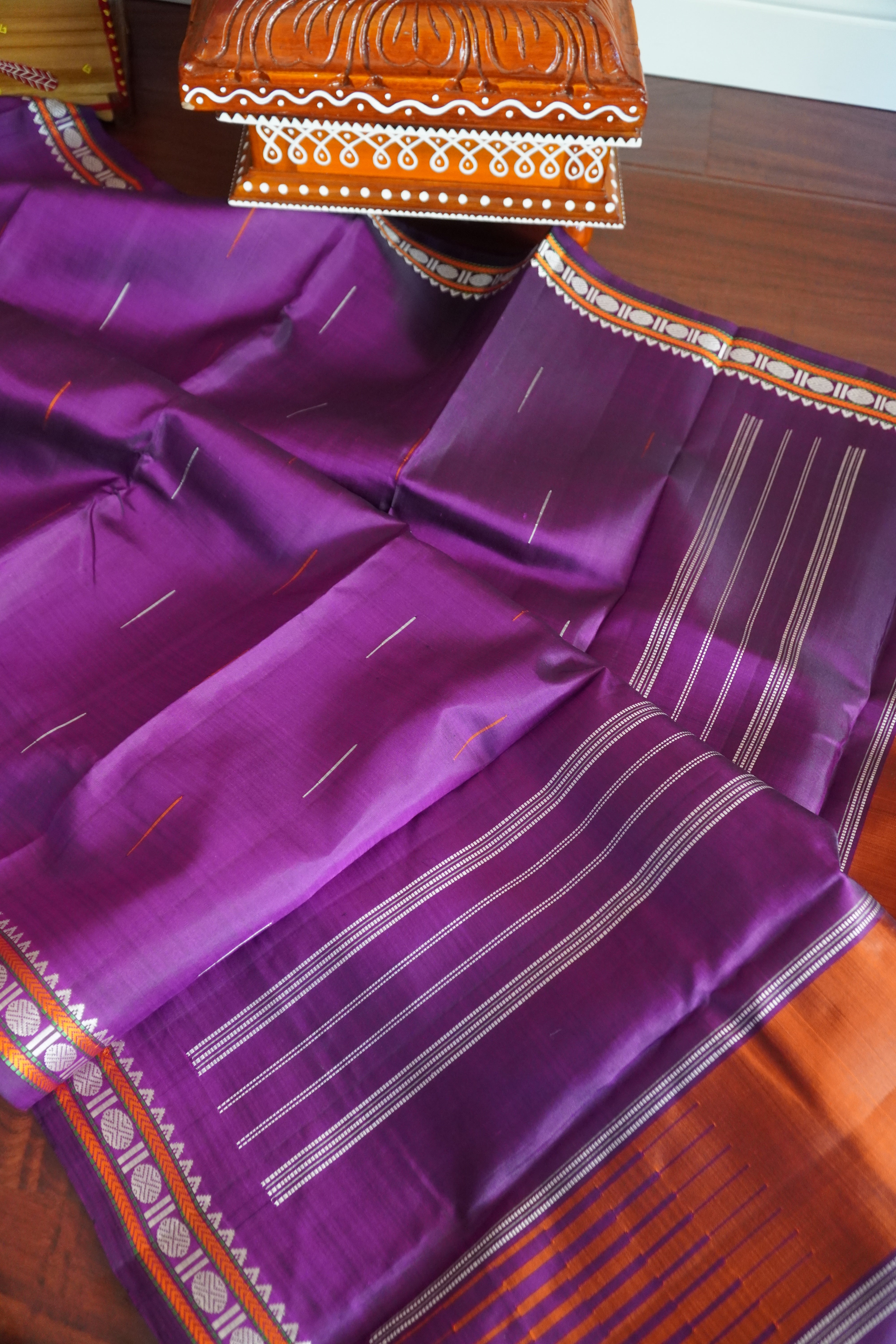 No Zari Kanjivaram Silk