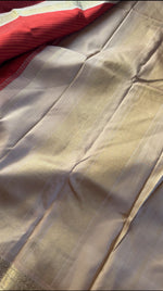 Load image into Gallery viewer, Small border Korvai Kanjivaram Silk - MAATHEY
