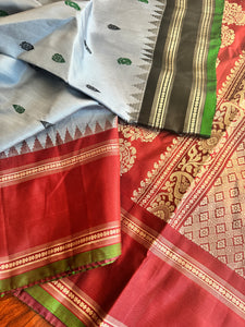 No Zari Kuttu Gadwal Silk