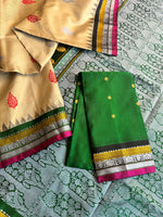 Load image into Gallery viewer, Minimal Zari Kuttu Gadwal Silk
