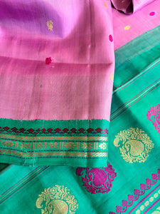 No Zari Kuttu Gadwal Silk