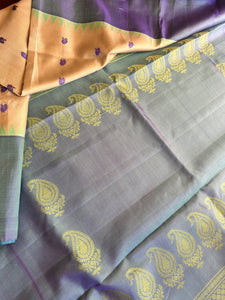 No Zari Kuttu Gadwal Silk