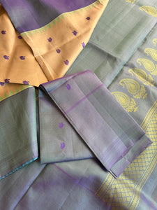 No Zari Kuttu Gadwal Silk