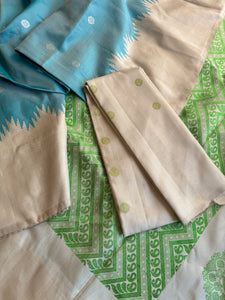 No Zari Kuttu Gadwal Silk