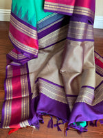 Load image into Gallery viewer, No Zari Korvai Kanjivaram Silk
