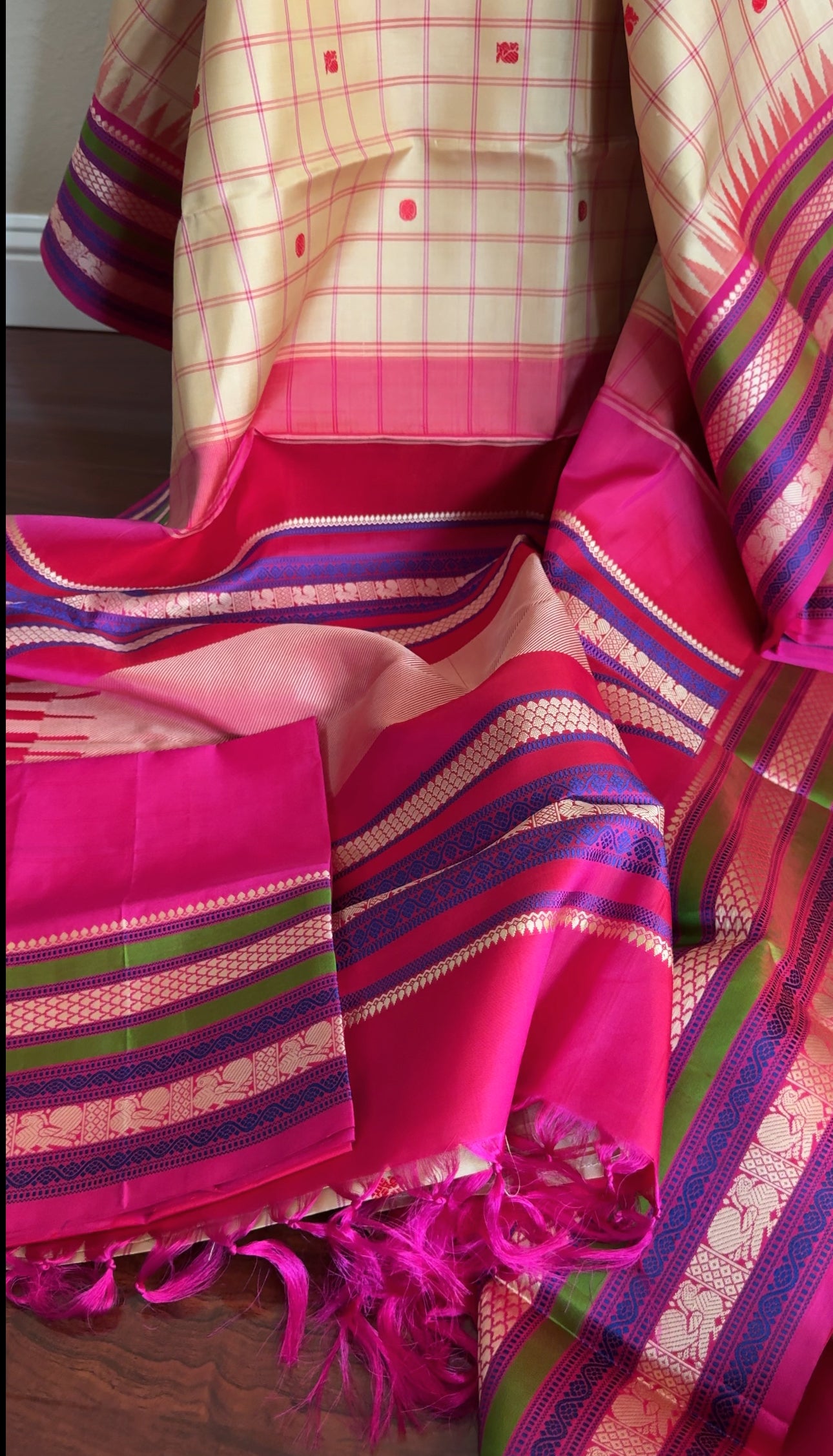 No Zari Korvai Kanjivaram Silk