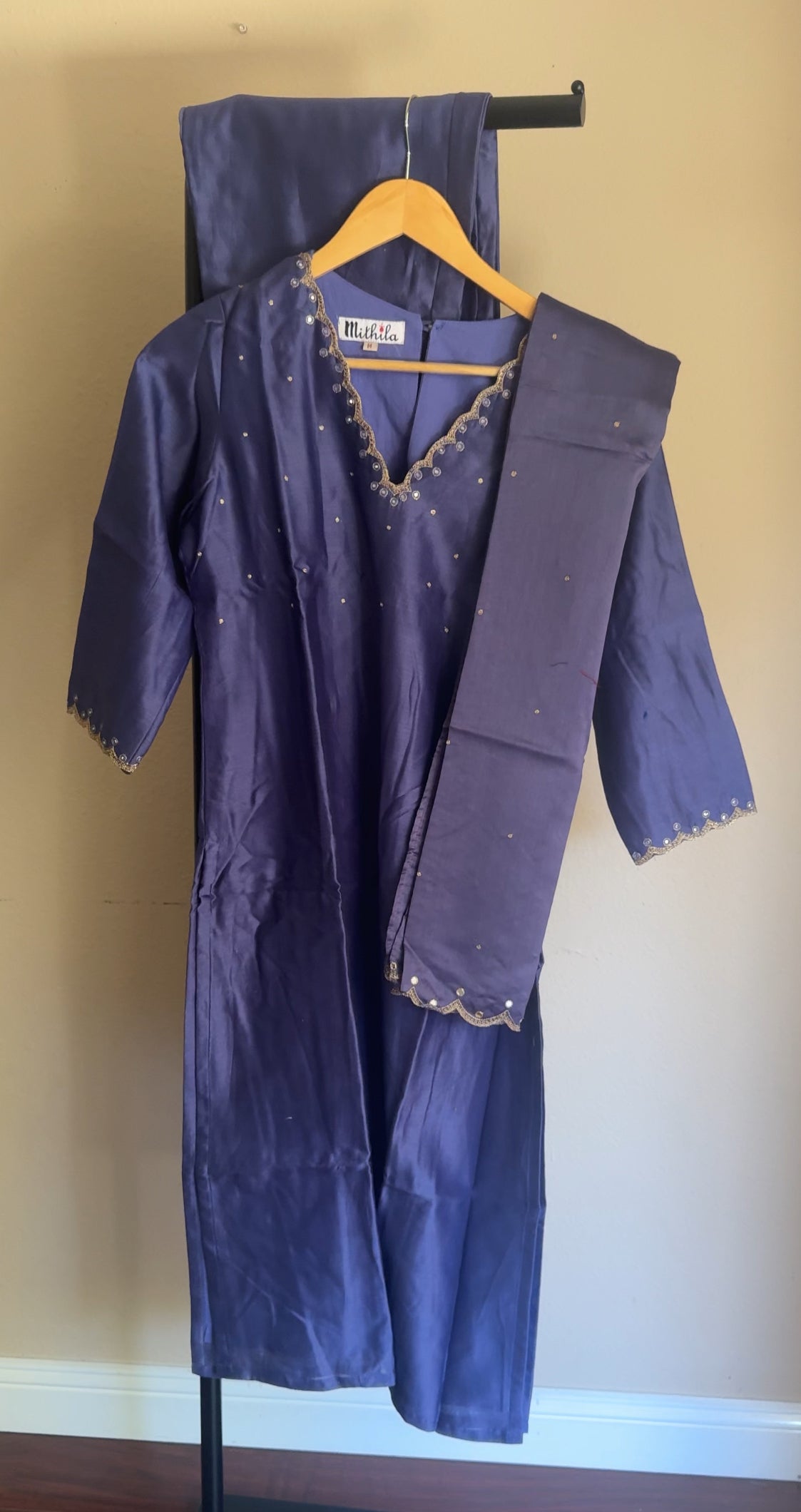 Chanderi Silk Kurta - Size Medium