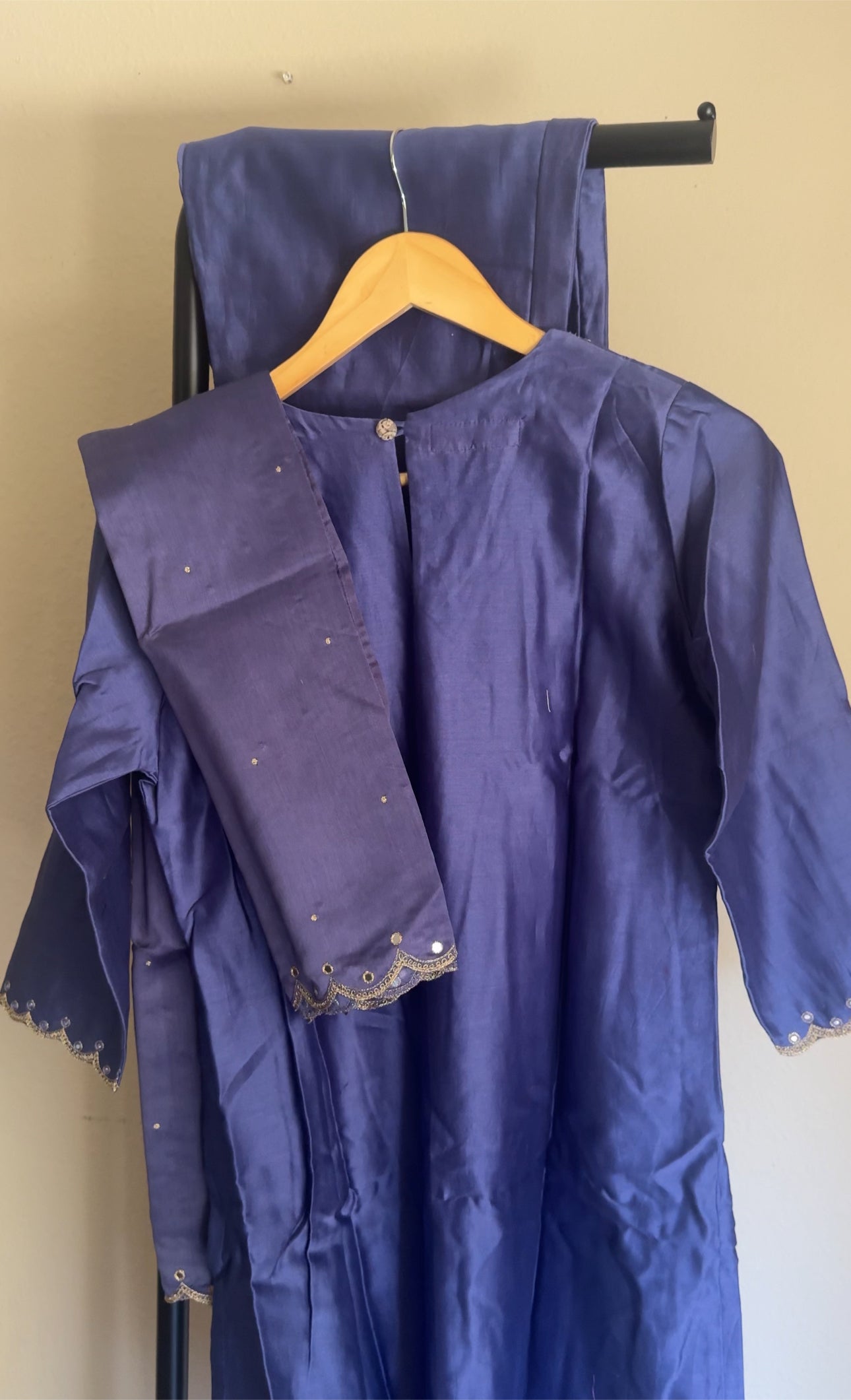 Chanderi Silk Kurta - Size Medium