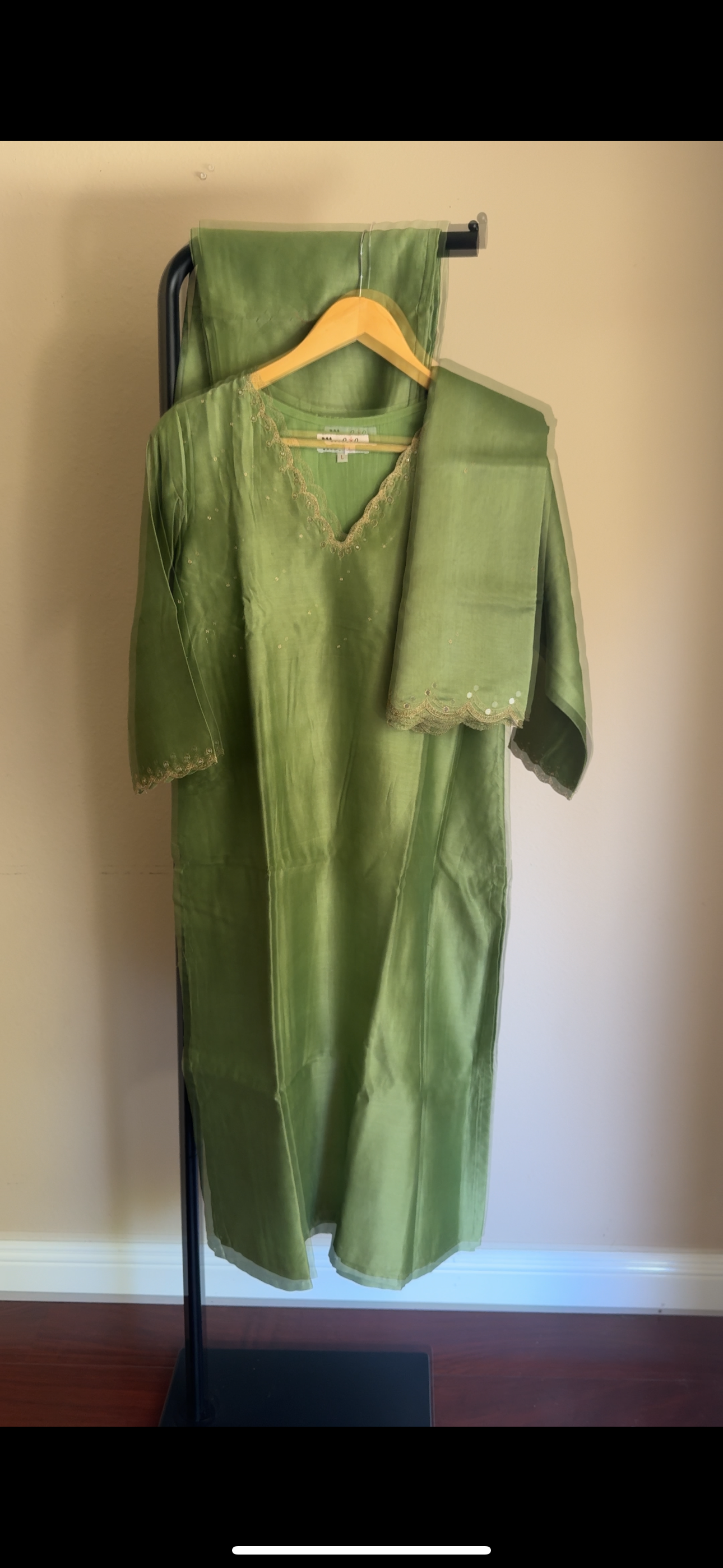 Chanderi Silk Kurta - Size Large