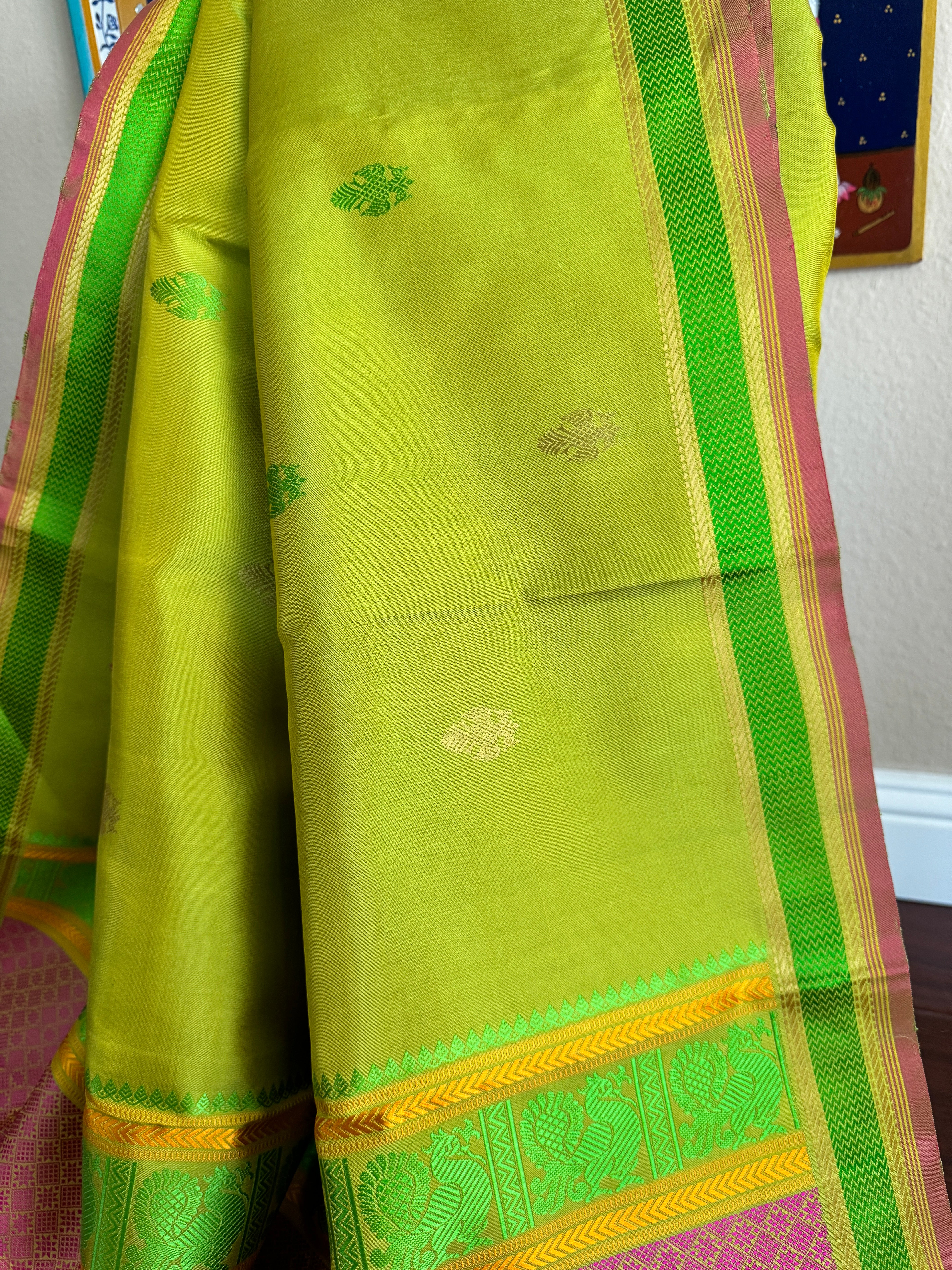 No Zari Kanjivaram Silk